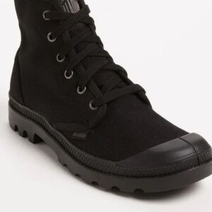 Palladium Pampa HI Men's Black Canvas Boots Size 12